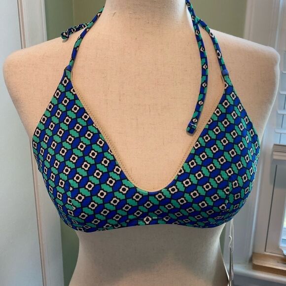 NWT Echo Womens Side Tie Printed Beachwear Swim Bottom and Top Sz. Small - Picture 8 of 10